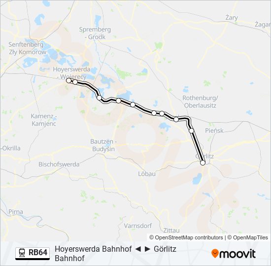 rb64 Route: Fahrpläne, Haltestellen & Karten - Görlitz Bahnhof ...