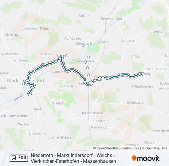 708 Route: Schedules, Stops & Maps - Giebing (Updated)