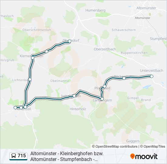 715 Route Schedules, Stops & Maps Röckersberg, Abzw. (Updated)