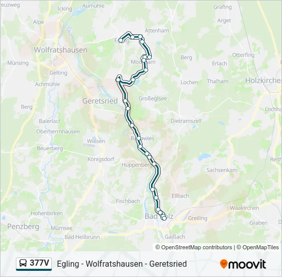 377V Bus Line Map