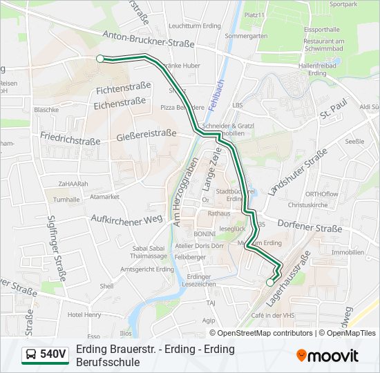 540V bus Line Map