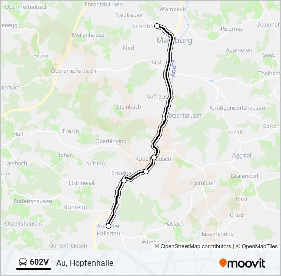 602V bus Line Map