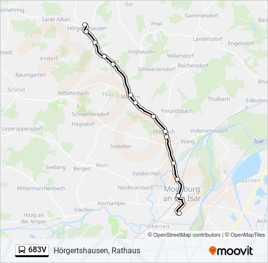 683V bus Line Map