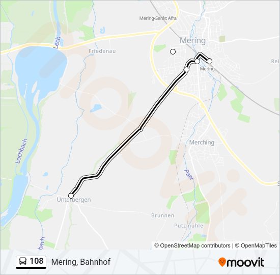 108-route-schedules-stops-maps-mering-bahnhof-updated