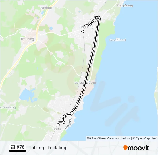 978 Bus Line Map