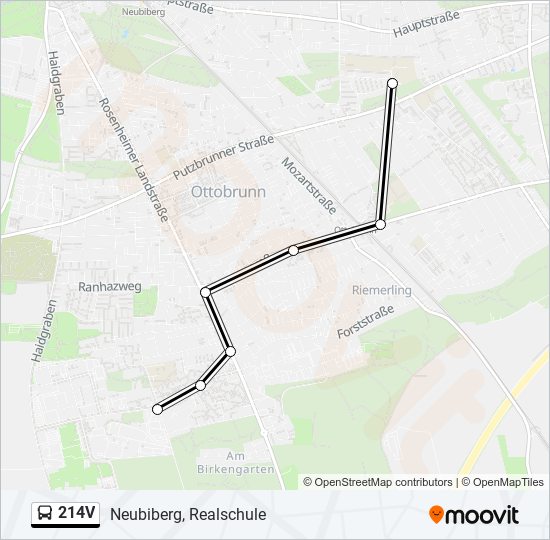 214V bus Line Map