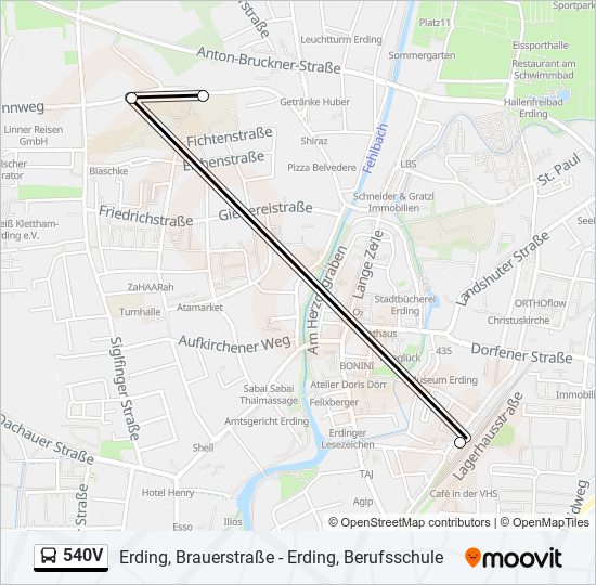 540V bus Line Map