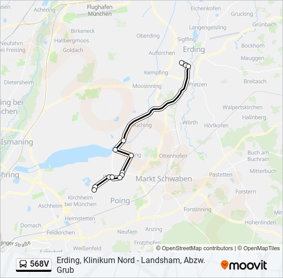 568V bus Line Map