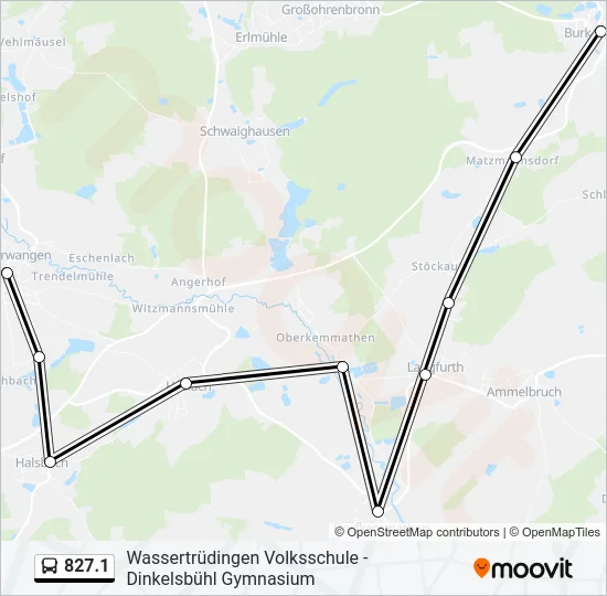 827.1 Bus Line Map