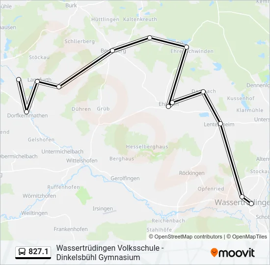 827.1 Bus Line Map