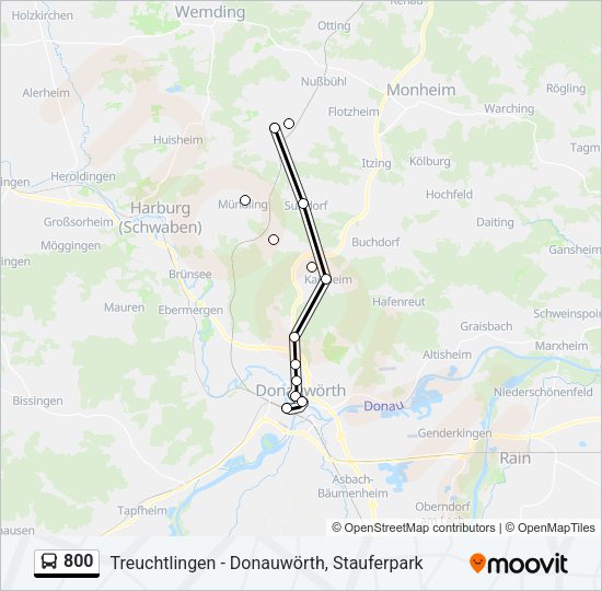 Linie 800 Hannover Haltestellen 800 Route: Fahrpläne, Haltestellen & Karten - Donauwörth (Aktualisiert)