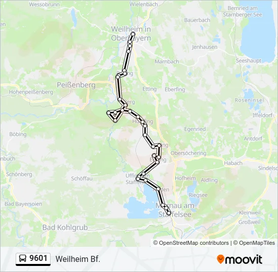 9601  Line Map