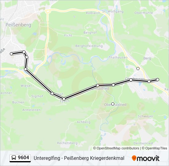 linie 9604 Karte