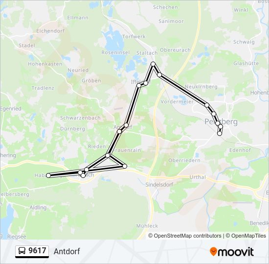  9617: карта маршрута