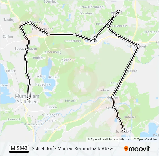  9643: карта маршрута