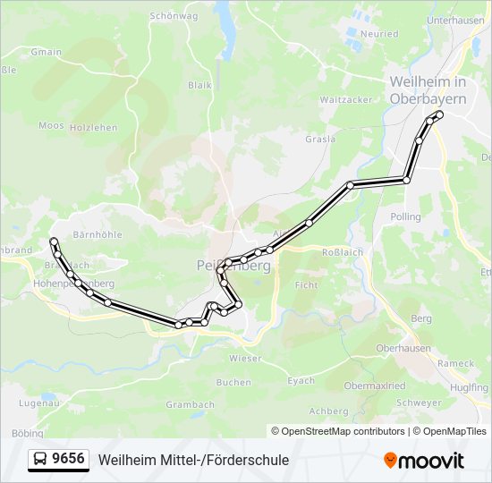  9656: карта маршрута