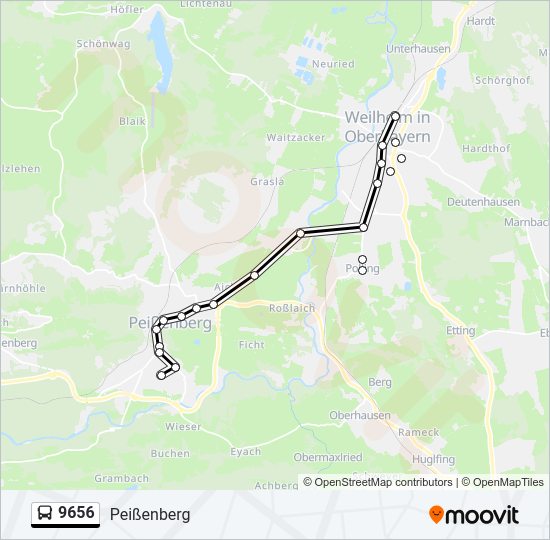  9656: карта маршрута