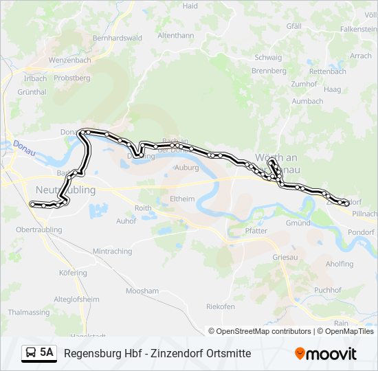 5a-route-schedules-stops-maps-harting-bmw-ausbildungszentrum