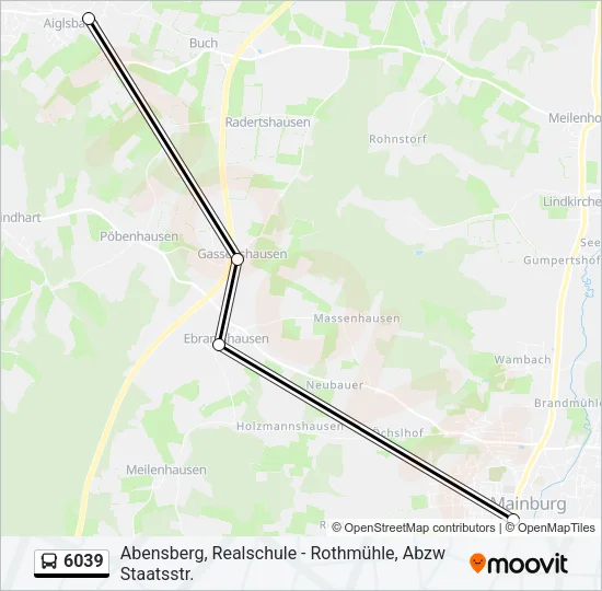 6039 Bus Line Map