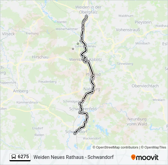 6275 Bus Line Map
