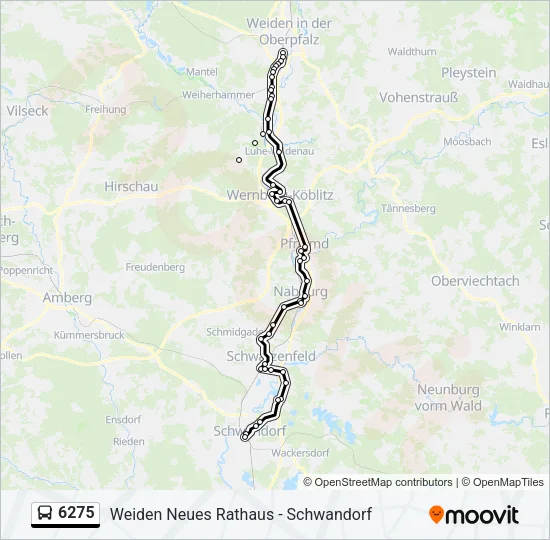 6275 Bus Line Map