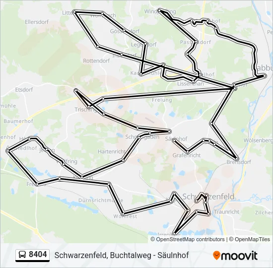 8404 Bus Line Map
