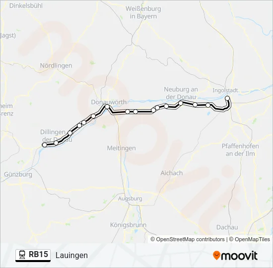 RB15 Train Line Map