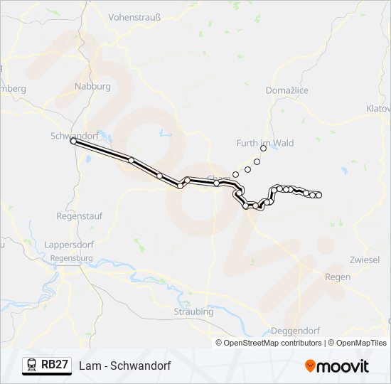 RB27 train Line Map