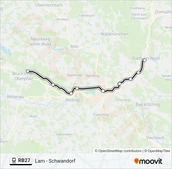 RB27 Train Line Map