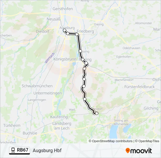 RB67  Line Map