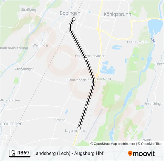 RB69 Train Line Map