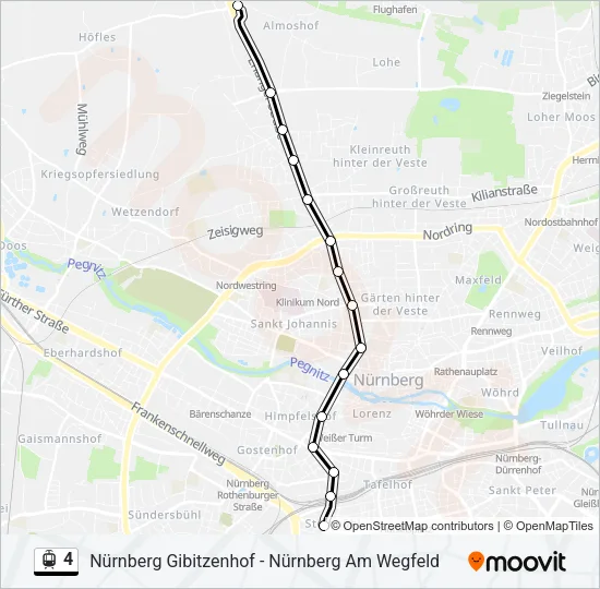 4 Light Rail Line Map