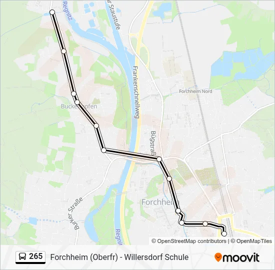 265 Route: Schedules, Stops & Maps - Buckenhofen Pautzfelder Str. (Updated)