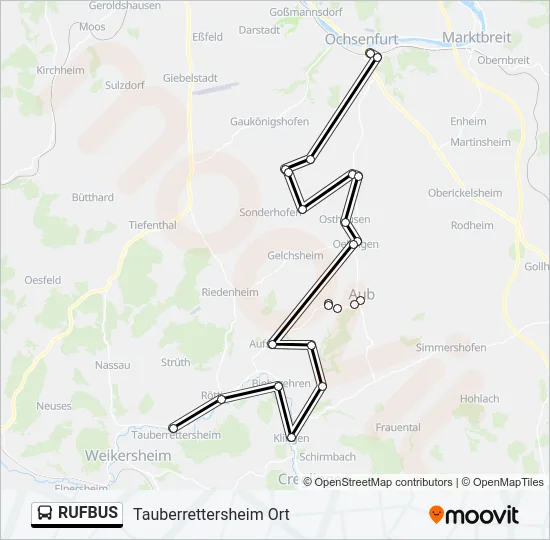 RUFBUS  Line Map