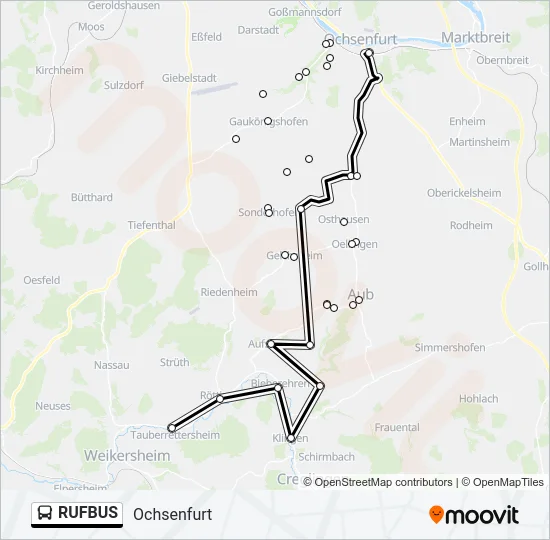 RUFBUS  Line Map