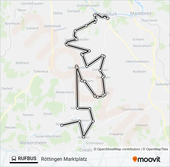 RUFBUS  Line Map
