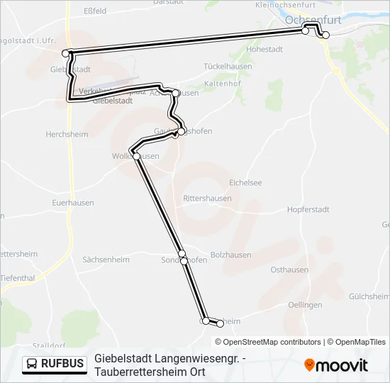 RUFBUS  Line Map