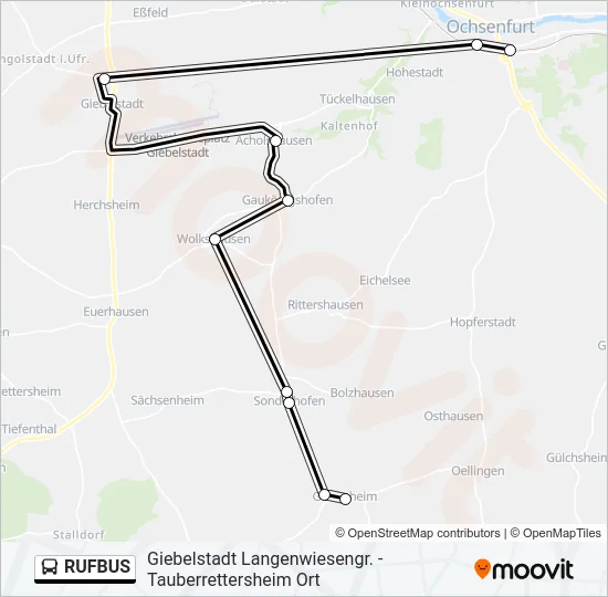 RUFBUS  Line Map