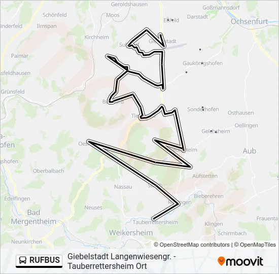 RUFBUS  Line Map