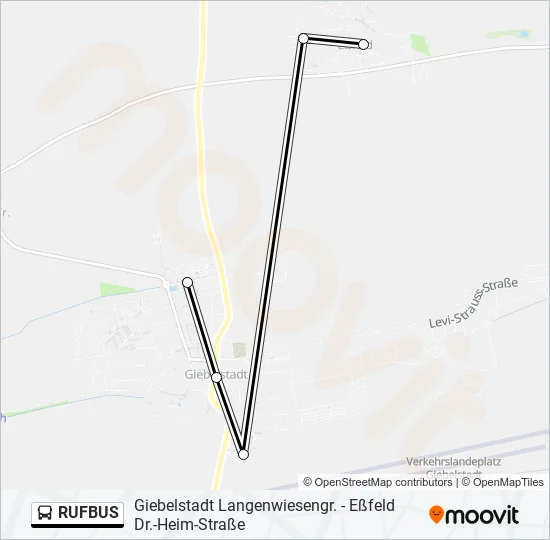 RUFBUS  Line Map