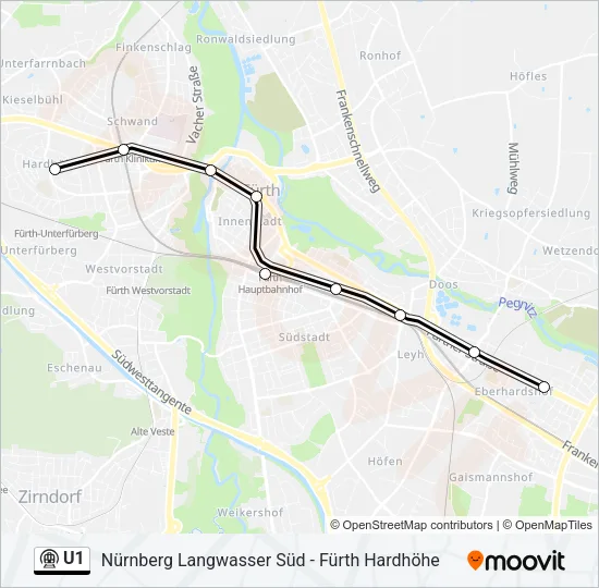 U1  Line Map