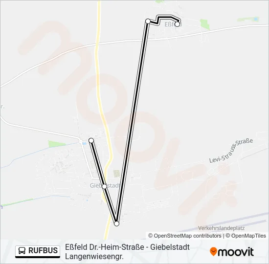 RUFBUS  Line Map