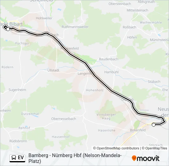 EV Bus Line Map