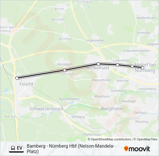 EV Bus Line Map