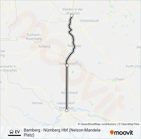 EV Bus Line Map