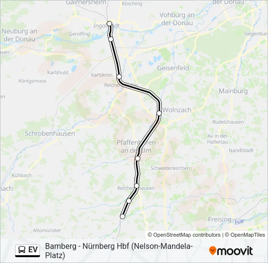 EV Bus Line Map