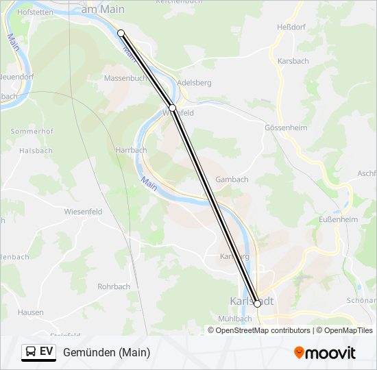 EV bus Line Map