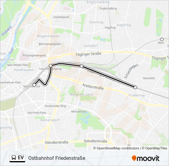 EV bus Line Map