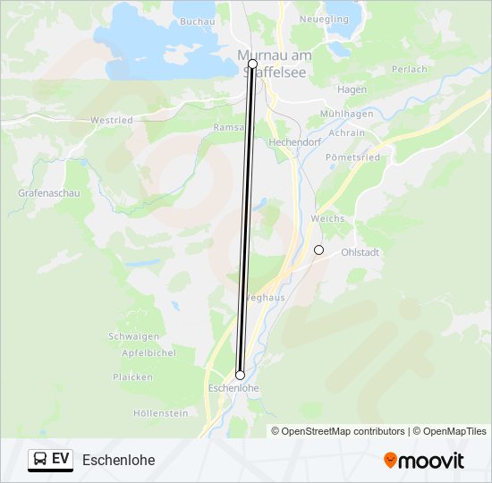 EV bus Line Map