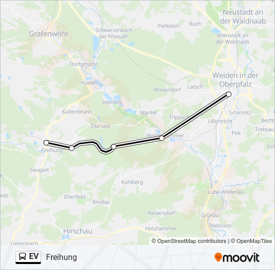 EV bus Line Map